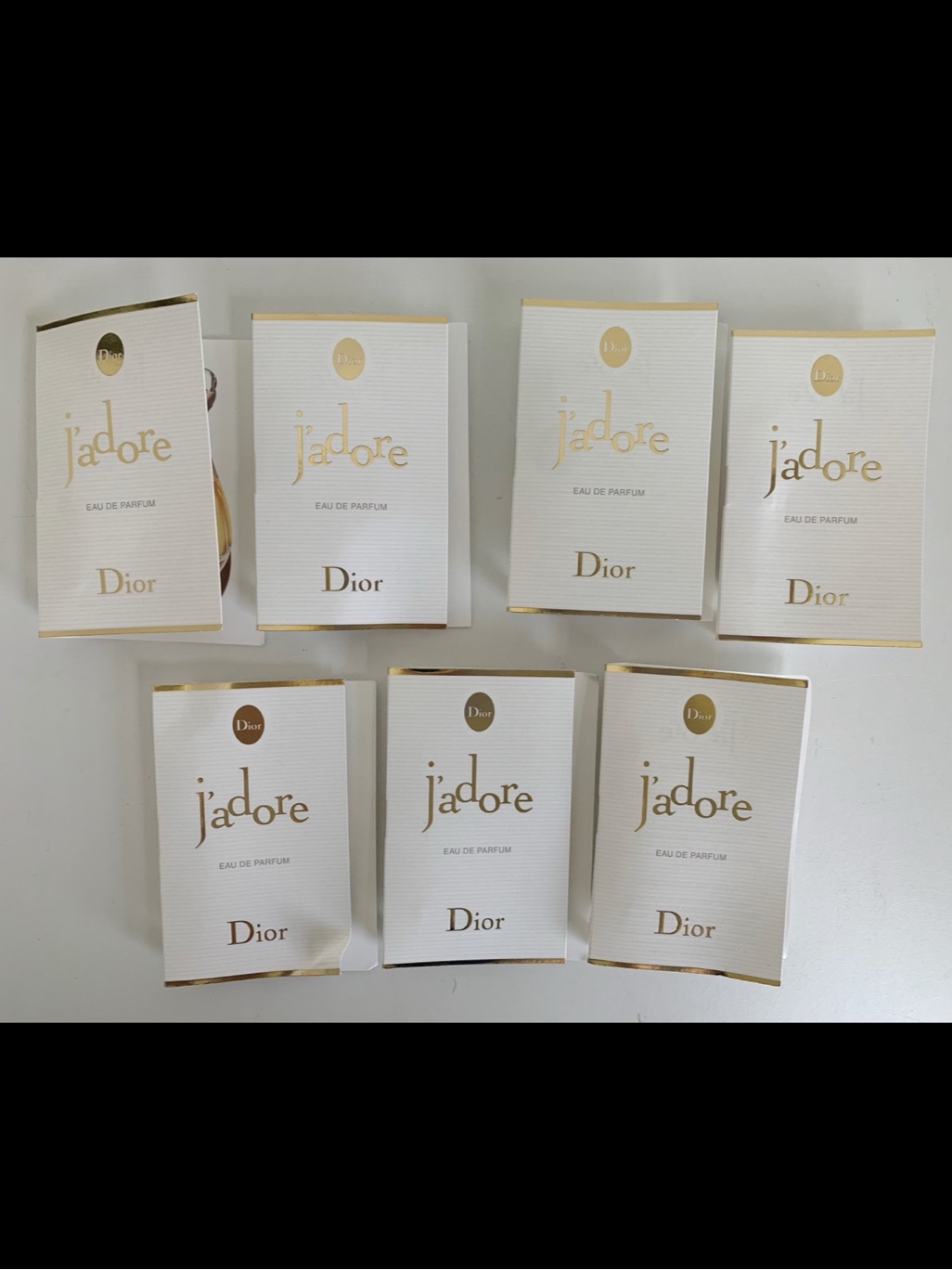 Christian Dior Jadore Fragrance Samples New Jadore Lot Of 7